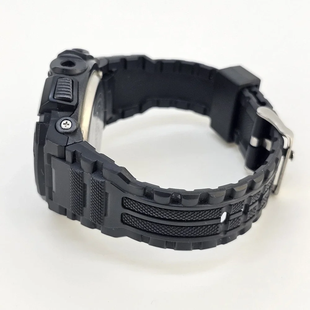 Armitron Pro Sport Digital Watch Men 48MM Day Light Black Plastic Bands Working